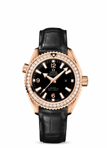 Omega Seamaster Planet Ocean 600M Co-Axial 37.5 Red Gold / Diamond / Alligator 232.58.38.20.01.001 (23258382001001)